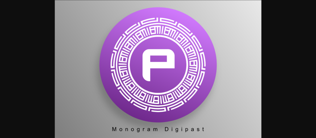 Monogram Digipast Font Poster 3