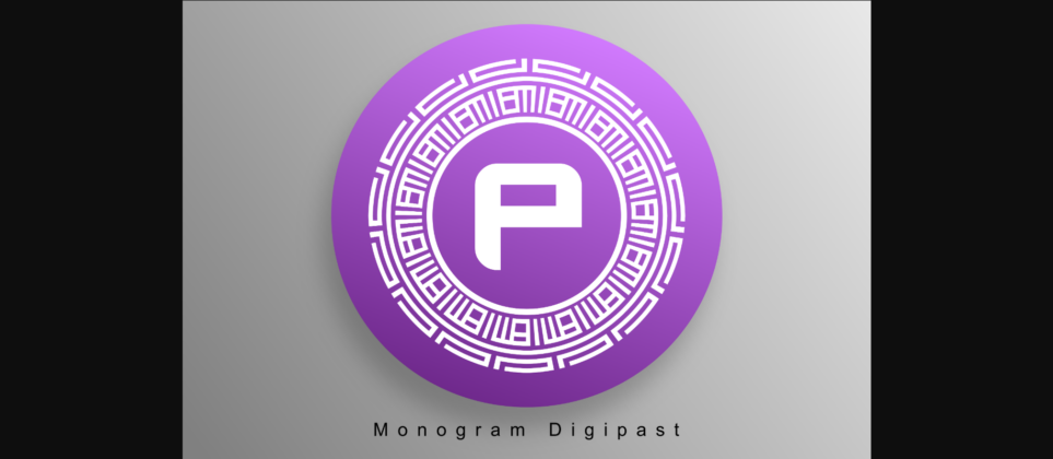 Monogram Digipast Font Poster 3