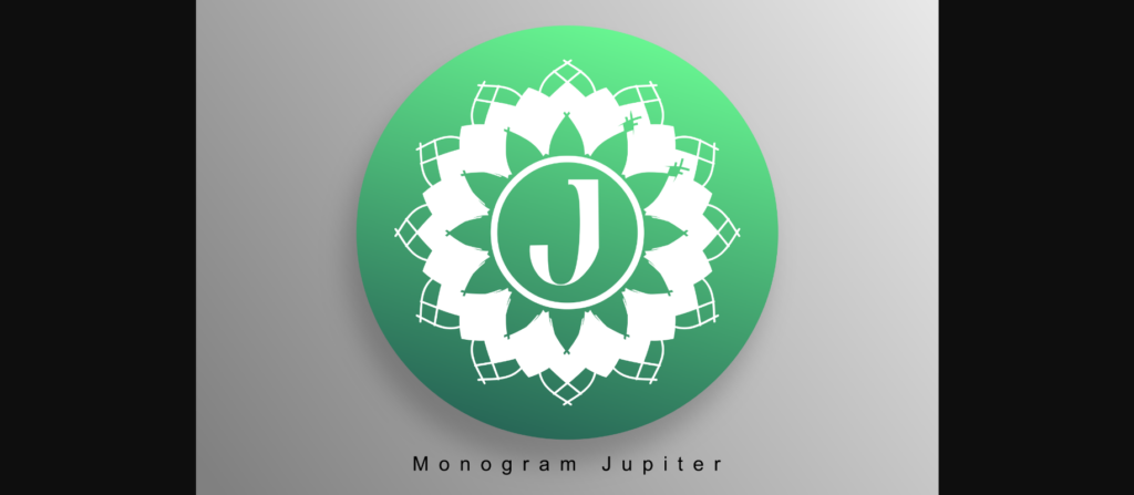 Monogram Jupiter Font Poster 1