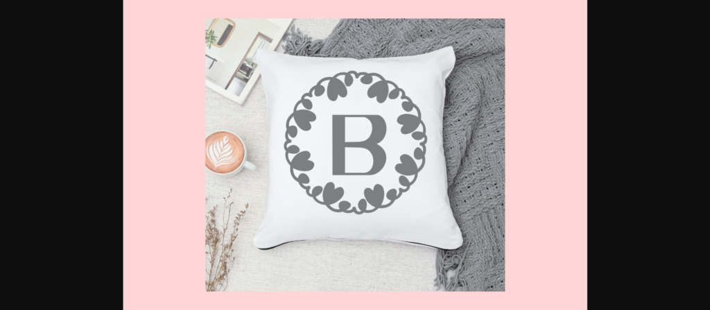 Monogram Lovely Circle Font Poster 5