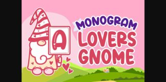 Monogram Lovers Gnome Font Poster 1