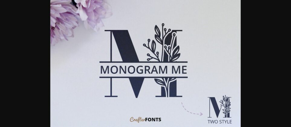 Monogram Me Font Poster 3