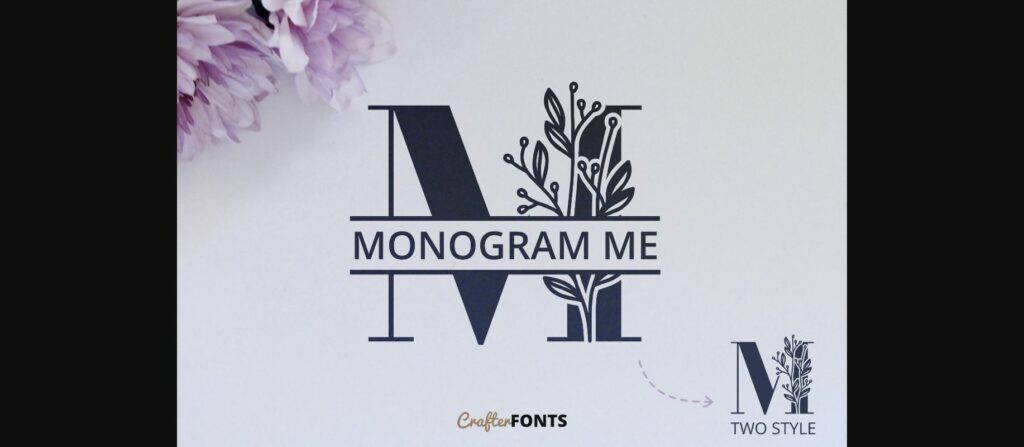 Monogram Me Font Poster 1