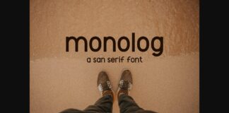 Monolog Font Poster 1