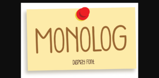 Monolog Font Poster 1