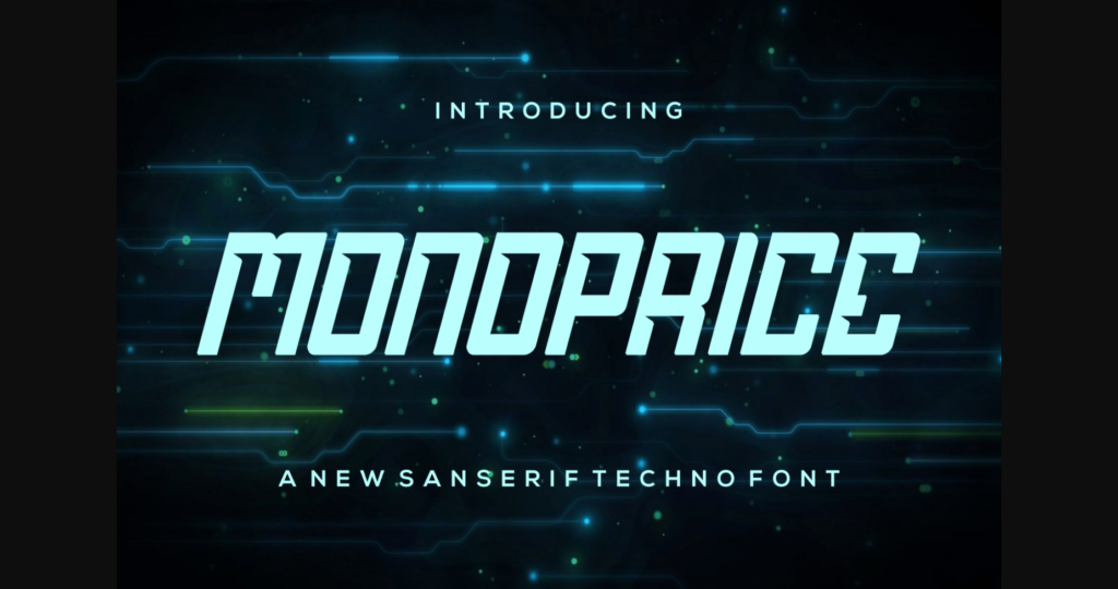 Monoprice Font Poster 3