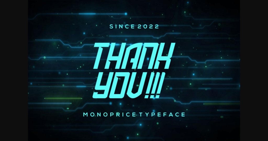 Monoprice Font Poster 8