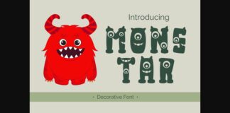 Monstar Font Poster 1