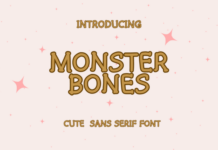 Monster Bones Font