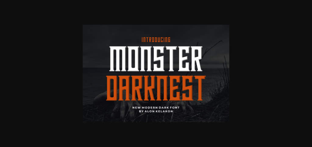 Monster Darknest Font Poster 1