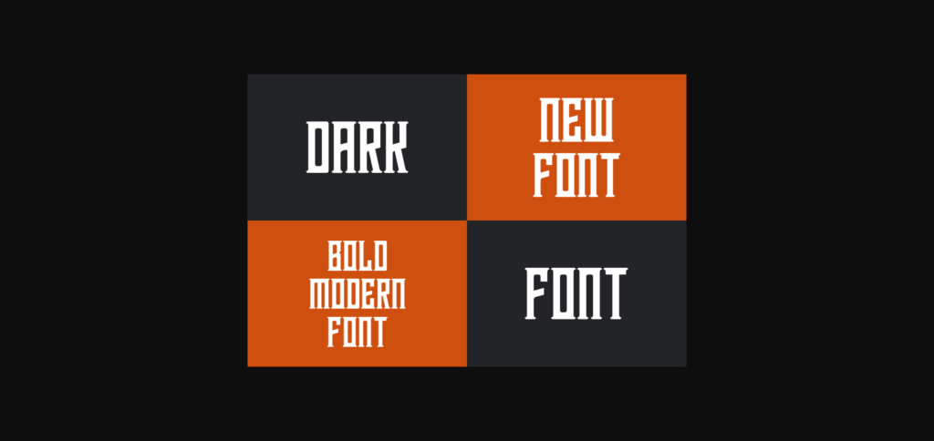 Monster Darknest Font Poster 4