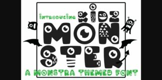 Monster Kids Font Poster 1