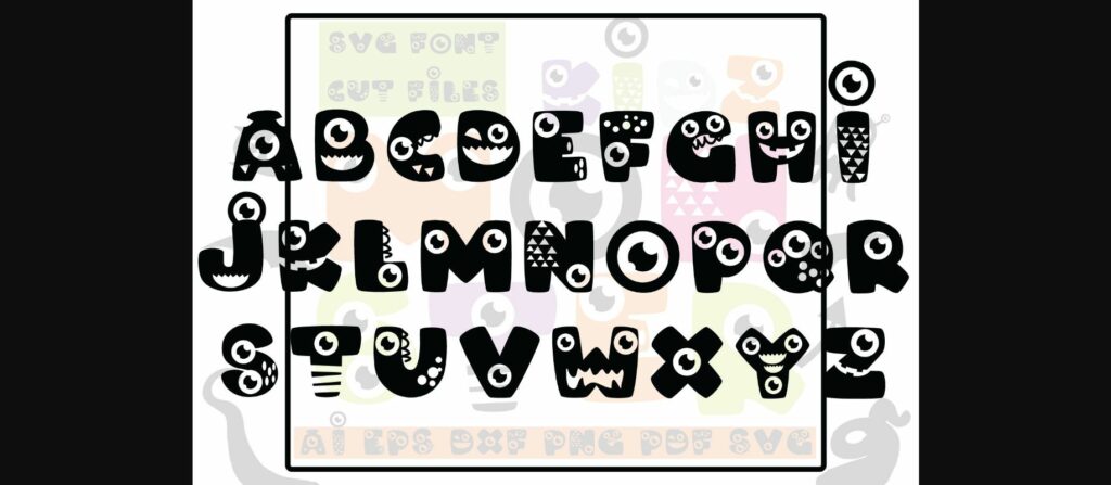 Monster Kids Font Poster 4