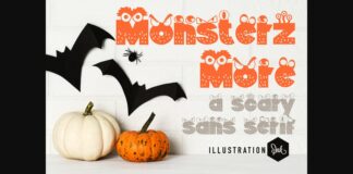 Monsterz More Font Poster 1