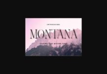 Montana Font Poster 1