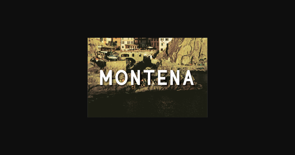 Montena Font Poster 1