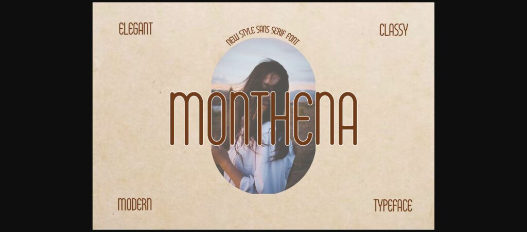 Monthena Font Poster 3