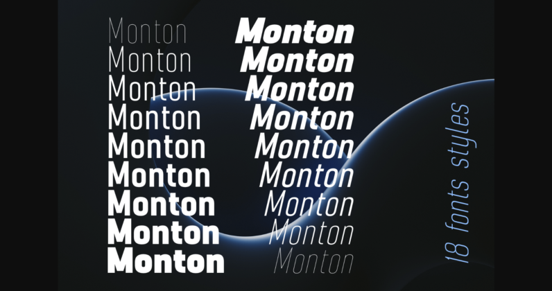 Monton Font Poster 11