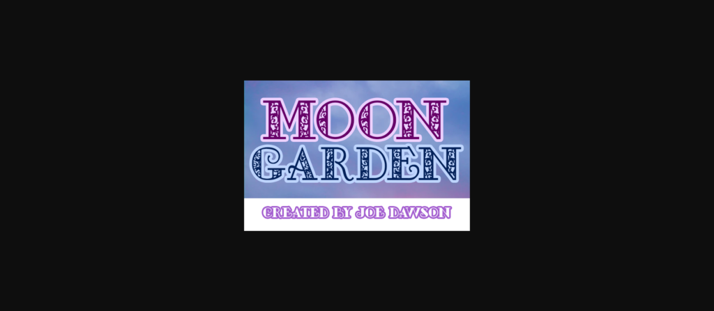 Moon Garden Font Poster 4