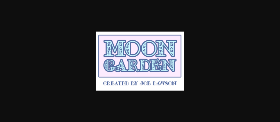 Moon Garden Font Poster 6