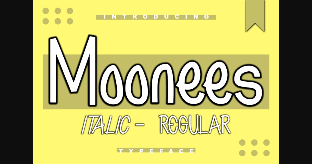 Moonees Font Poster 1