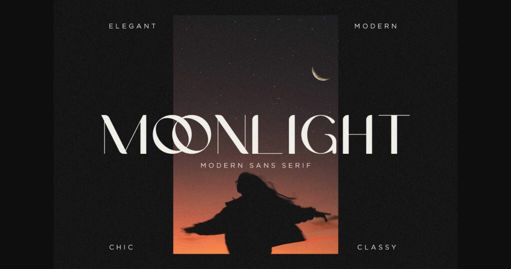 Moonlight Font Poster 3