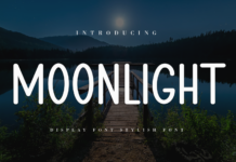 Moonlight Font Poster 1