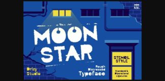 Moonstar Font Poster 1