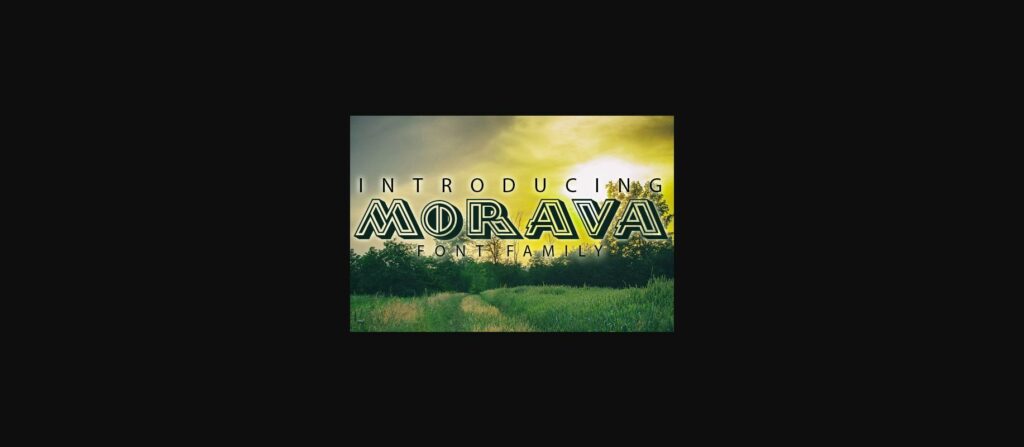 Morava Font Poster 3