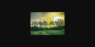 Morava Font Poster 1