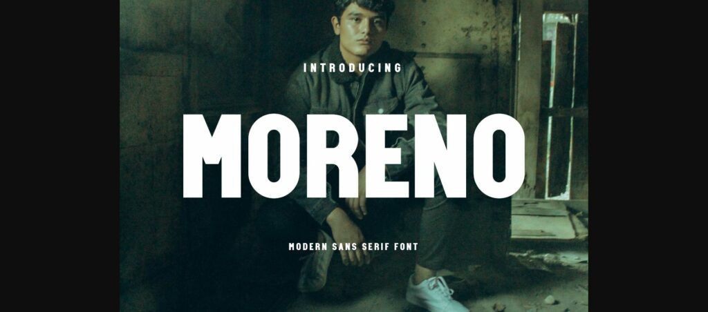 Moreno Font Poster 3