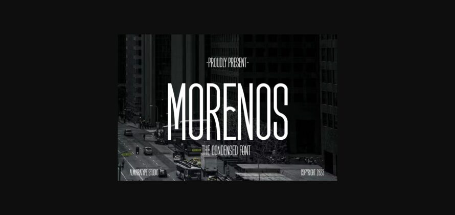 Morenos Font Poster 3