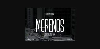 Morenos Font Poster 1