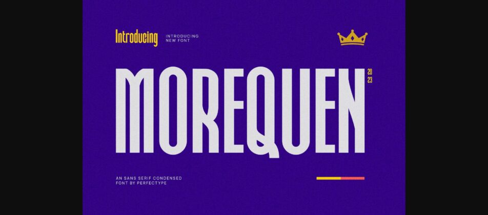 Morequen Font Poster 3