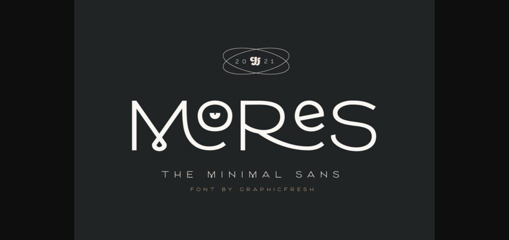 Mores Font Poster 1