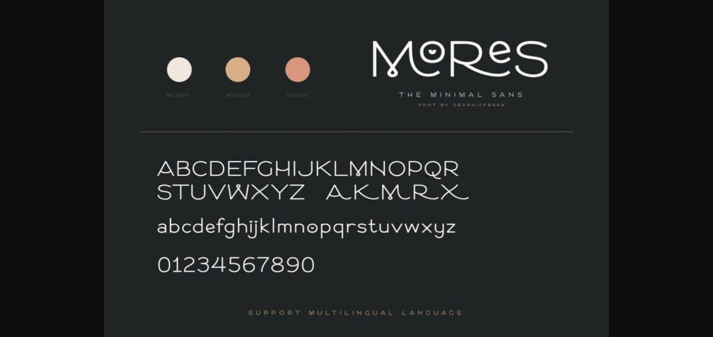 Mores Font Poster 10