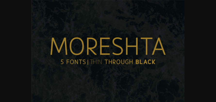 Moreshta Family Font Poster 3