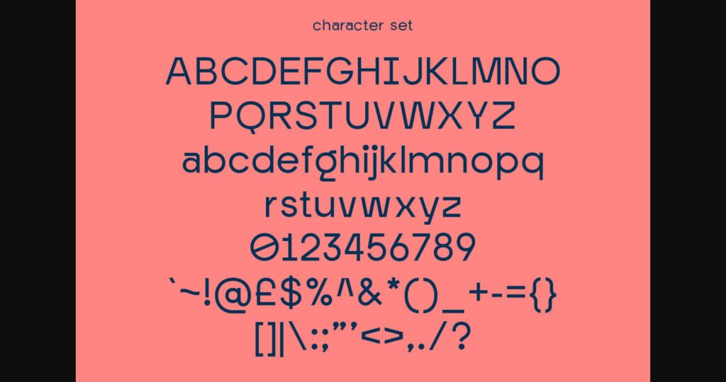 Morgaty Font Poster 10