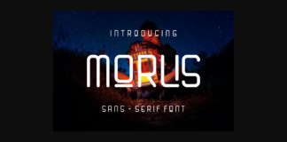 Morlis Font Poster 1