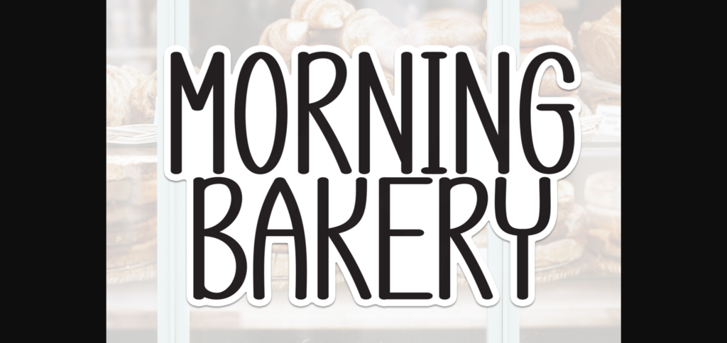 Morning Bakery Font Poster 1