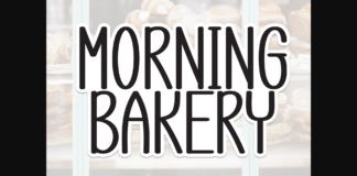 Morning Bakery Font Poster 1