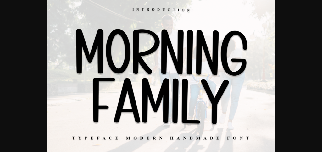 Morning Family Font Poster 1