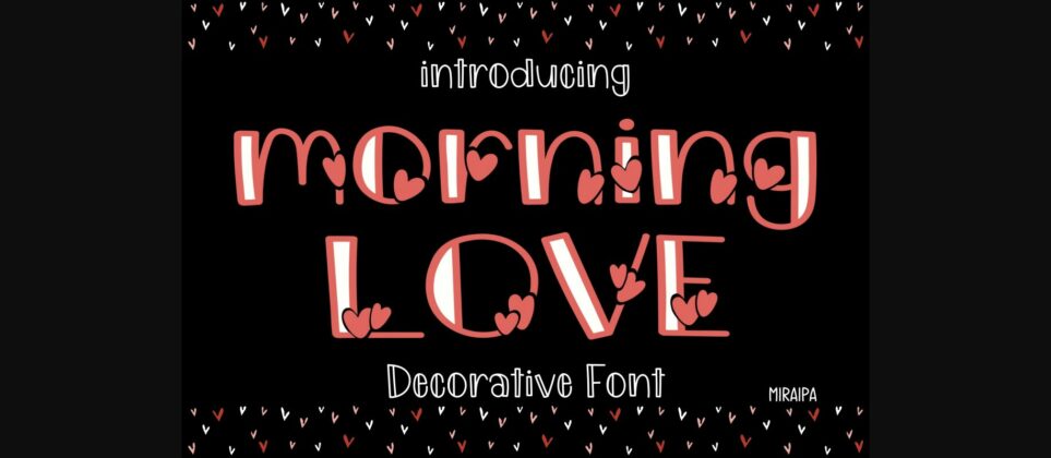 Morning Love Font Poster 3