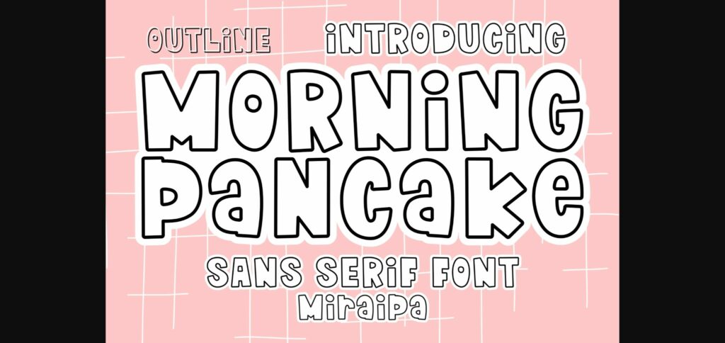 Morning Pancake Font Poster 3