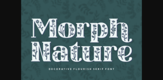 Morph Nature Font Poster 1