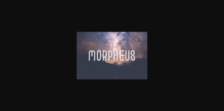 Morpheus Font Poster 1