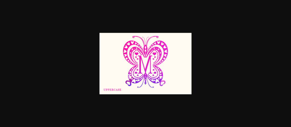 Morpho Monogram Font Poster 4