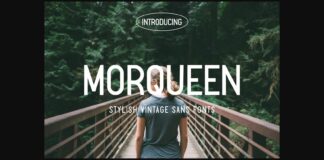 Morqueen Font Poster 1