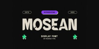 Mosean Font Poster 1