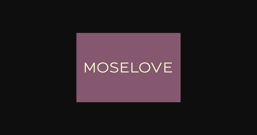 Moselove Font Poster 3